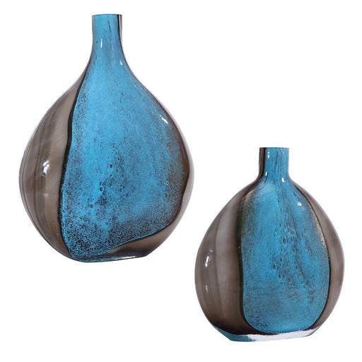 Uttermost Adrie Art Glass Vases, Set of 2