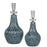 Uttermost Almera Dark Teal Bottles, Set of 2 - 17842