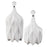 Uttermost Klara White Bottles, Set of 2 - 17868