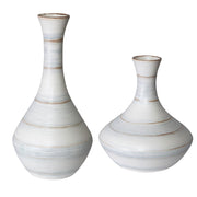 Uttermost Potter Fluted Striped Vases, Set of 2 - 17964