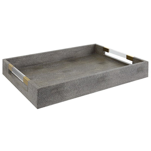 Uttermost Wessex Tray, Gray