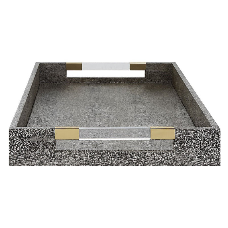 Uttermost Wessex Tray, Gray