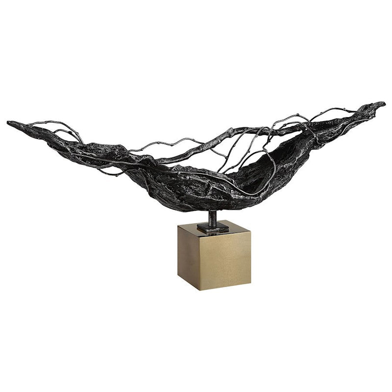 Uttermost Tranquility Abstract Sculpture, Brass