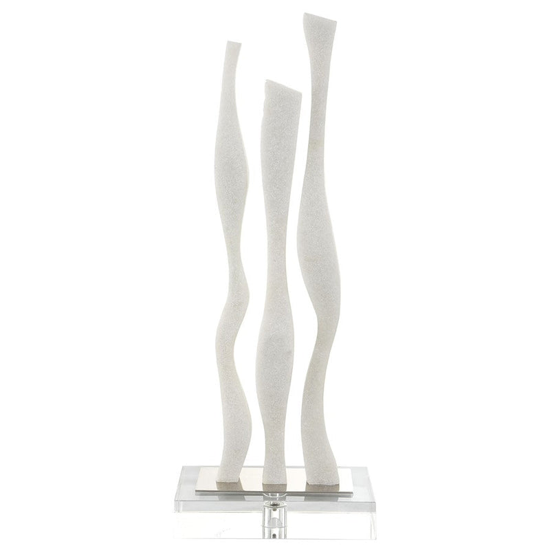 Uttermost Gale White Marble Sculpture - 18013