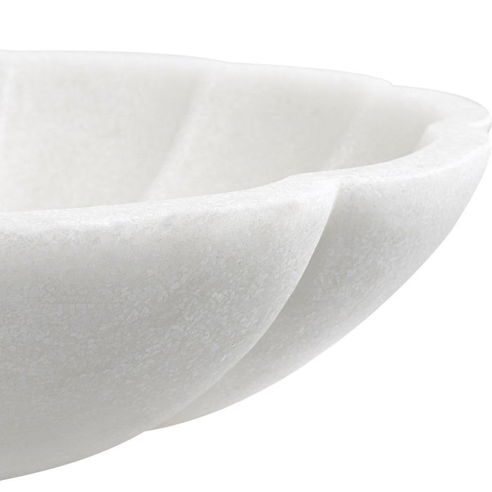 Uttermost Petal Ricestone Bowl, Ivory