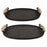 Uttermost Viggo Trays, Rustic Oxidized Bronze, Set Of 2