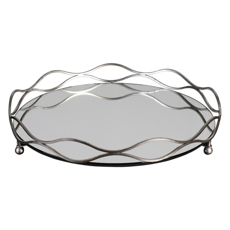 Uttermost Rachele Mirrored Silver Tray - 20177