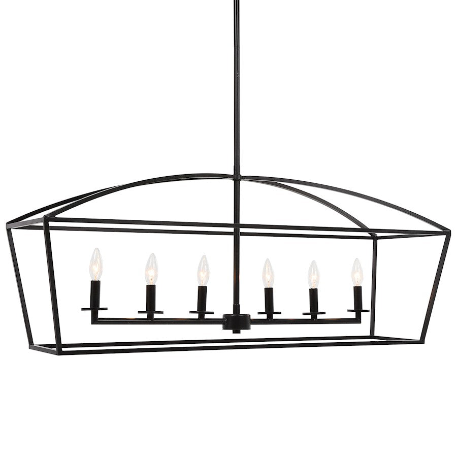 Uttermost Clayton 6 Light Linear Chandelier - 21348