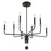 Uttermost Ebony Elegance 8 Light Chandelier, Black