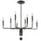 Uttermost Ebony Elegance 8 Light Chandelier, Black