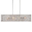 Uttermost Pendleton 4 Light Island Pendant, Nickel - 21354