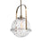 Uttermost Mimas 1 Light Globe Pendant, Antique Brass