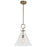 Uttermost Imbuto Funnel Glass 1 Light Pendant