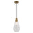 Uttermost Eichler Antique Brass 1 Light Mini Pendant