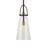 Uttermost Saugus Industrial 1 Light Pendant, Black/Brass