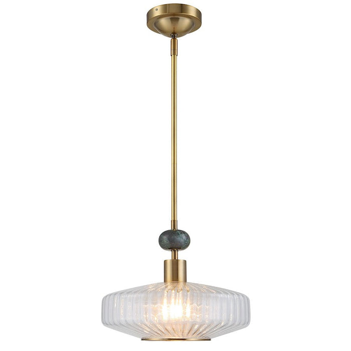 Uttermost Giovane Antique Brass 1 Light Pendant