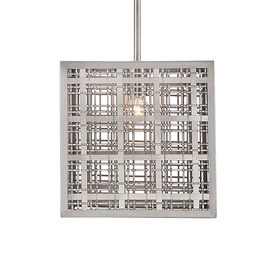 Uttermost Pendleton 1 Light Pendant, Nickel - 21569