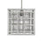 Uttermost Pendleton 1 Light Pendant, Nickel