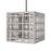 Uttermost Pendleton 1 Light Pendant, Nickel