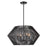 Uttermost Suva 4 Light Black Rope Pendant