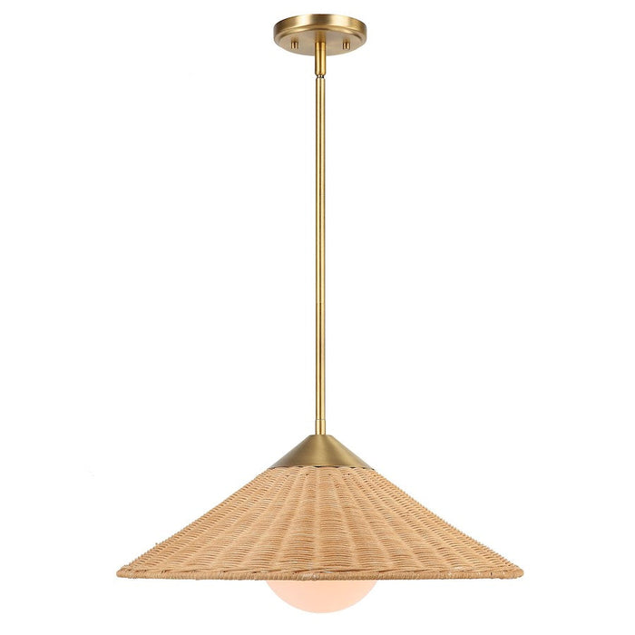 Uttermost Phuvinh 1 Light Rattan Shade Pendant