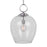 Uttermost Calix Nickel 1 Light Glass Pendant