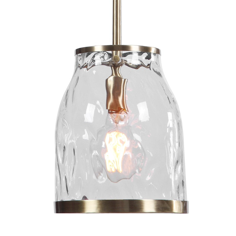 Uttermost Crossley 1 Light Glass Mini Pendant