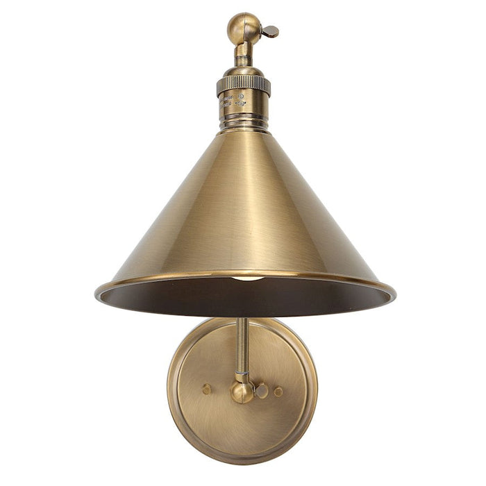 Uttermost Exeter 1 Light Adjustable Sconce, Brass