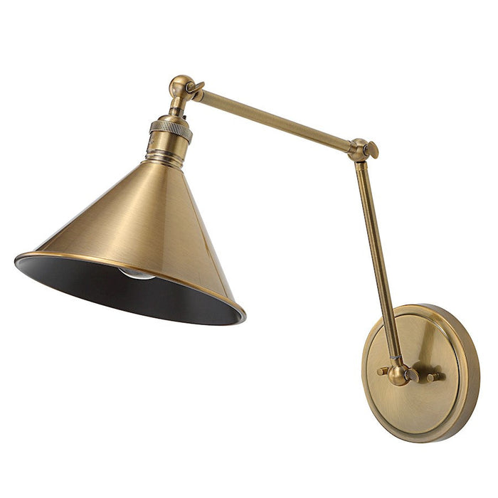 Uttermost Exeter 1 Light Adjustable Sconce, Brass