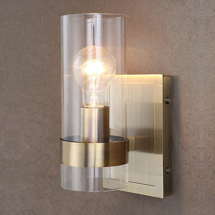 Uttermost Cardiff 1 Light Cylinder Sconce