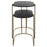 Uttermost Aztec Wood Nesting Tables, Antique Brass, Set Of 2