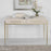 Uttermost Jewel Modern White Desk, Gold Leaf