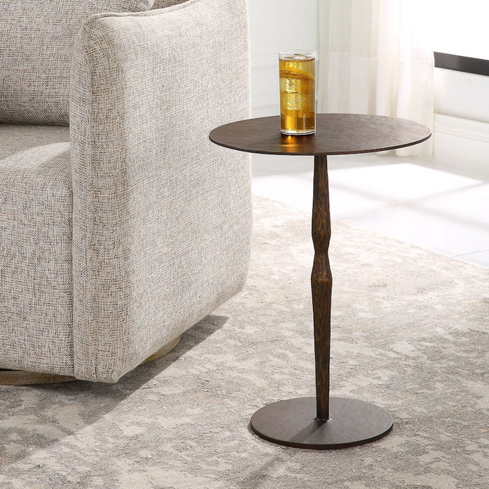 Uttermost Industria Copper Bronze Accent Table - 22904