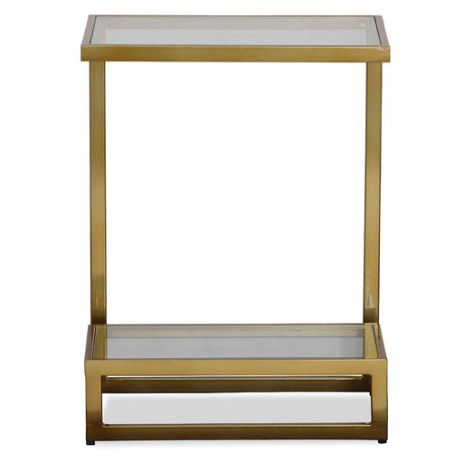 Uttermost Musing Brushed Brass Accent Table - 22913