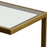 Uttermost Musing Brushed Brass Accent Table