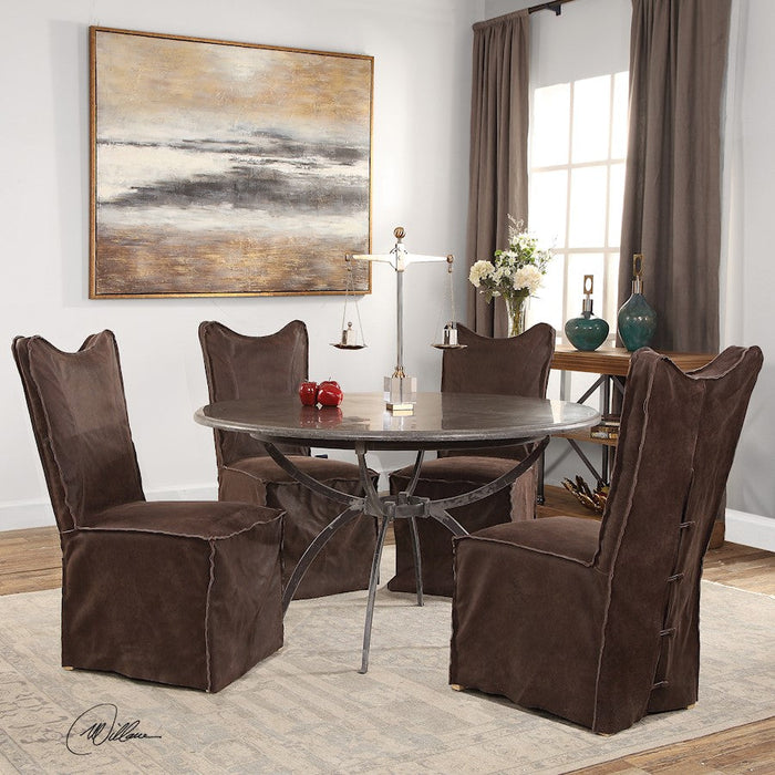 Uttermost Narissa Armless Chairs, Set of 2