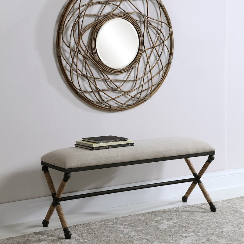 Uttermost Firth Oatmeal Bench