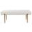 Uttermost Olivier White Bench - 23572