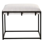 Uttermost Paradox White Small Bench - 23580