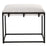 Uttermost Paradox White Small Bench - 23580