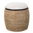 Uttermost Island Straw Accent Stool - 23582