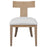 Uttermost Idris Armless Chair Natural - 23595