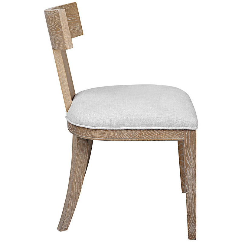 Uttermost Idris Armless Chair Natural