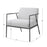 Uttermost Brisbane Light Gray Accent Chair