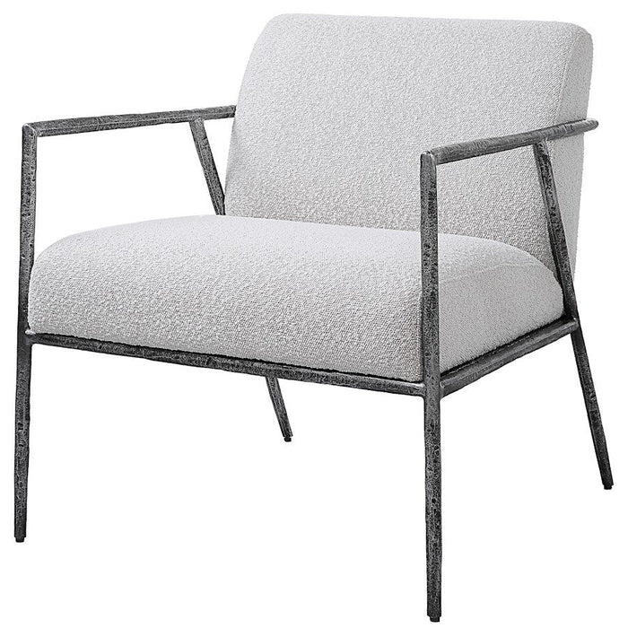 Uttermost Brisbane Light Gray Accent Chair