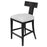 Uttermost Idris Modern Wood Counter Stool, Charcoal Black