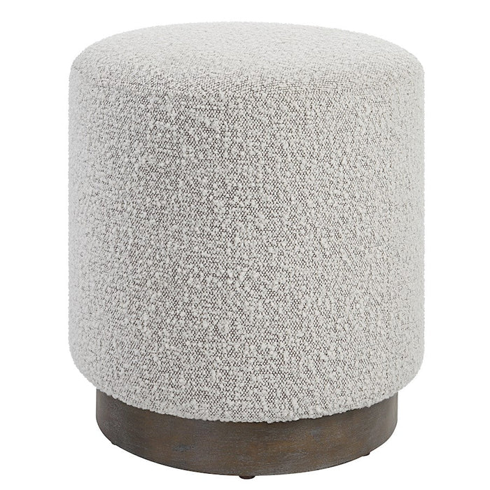 Uttermost Avila Light Gray Ottoman - 23665