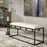 Uttermost Paradox Iron/Fabric Bench