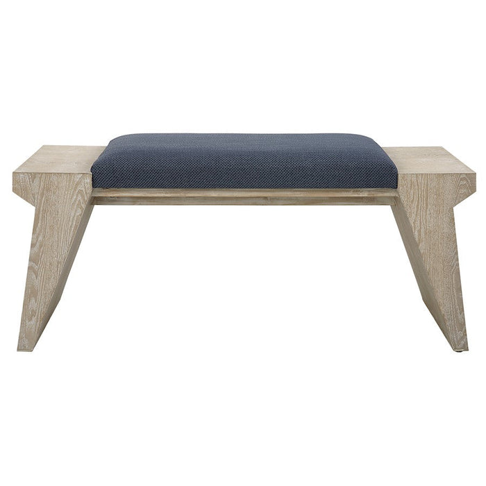 Uttermost Davenport Modern Coastal Bench - 23675