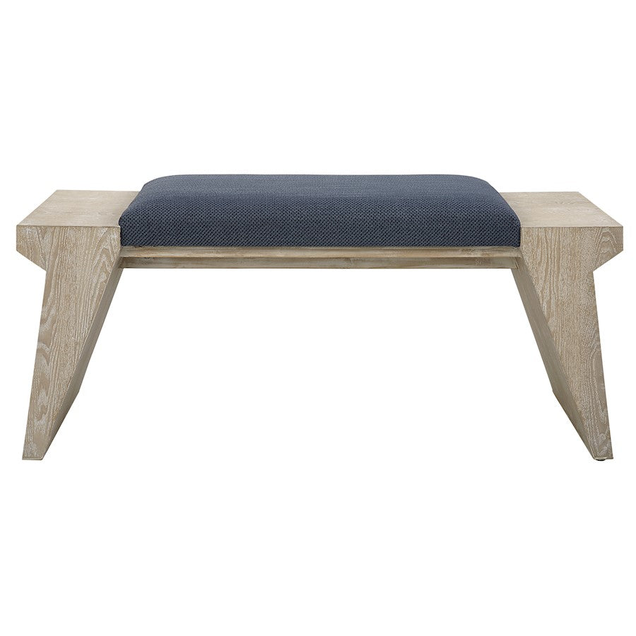 Uttermost Davenport Modern Coastal Bench - 23675